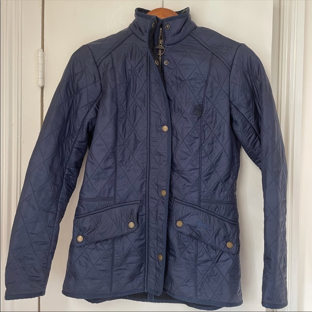 Cavalry Quilted Barbour coat size 6 US - Picture 5 of 6